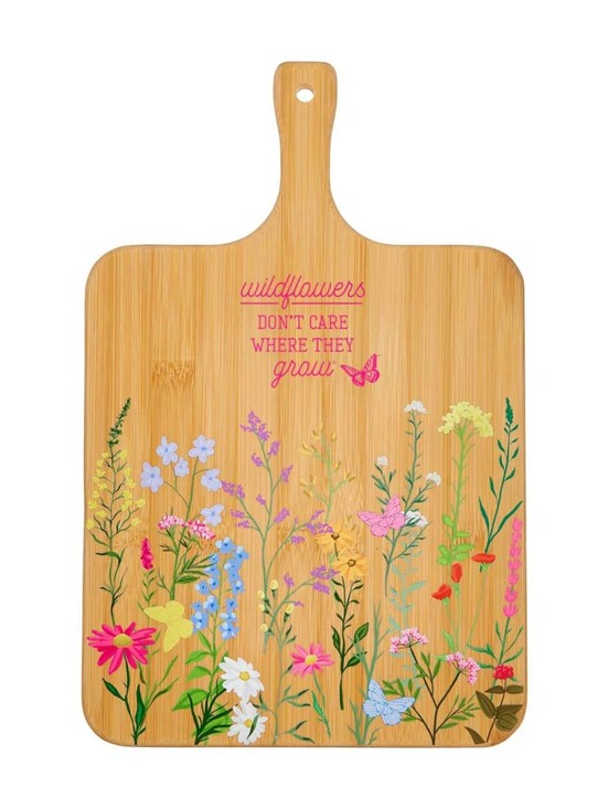 Dolly Parton Other - Dolly Parton Wood Cutting Board 'Wildflowers Don't Care Where They Grow'